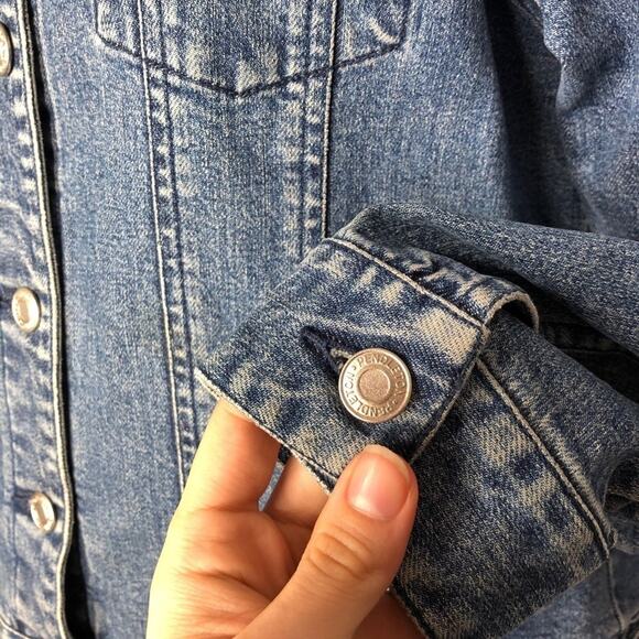 PENDLETON Denim Jacket Womens Size Small Jean Grunge Elevated Indie Downtown - Picture 5 of 7